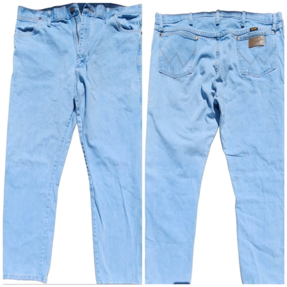 Wrangler 40/32 Light Blue Jeans‎ Crisp New Condition